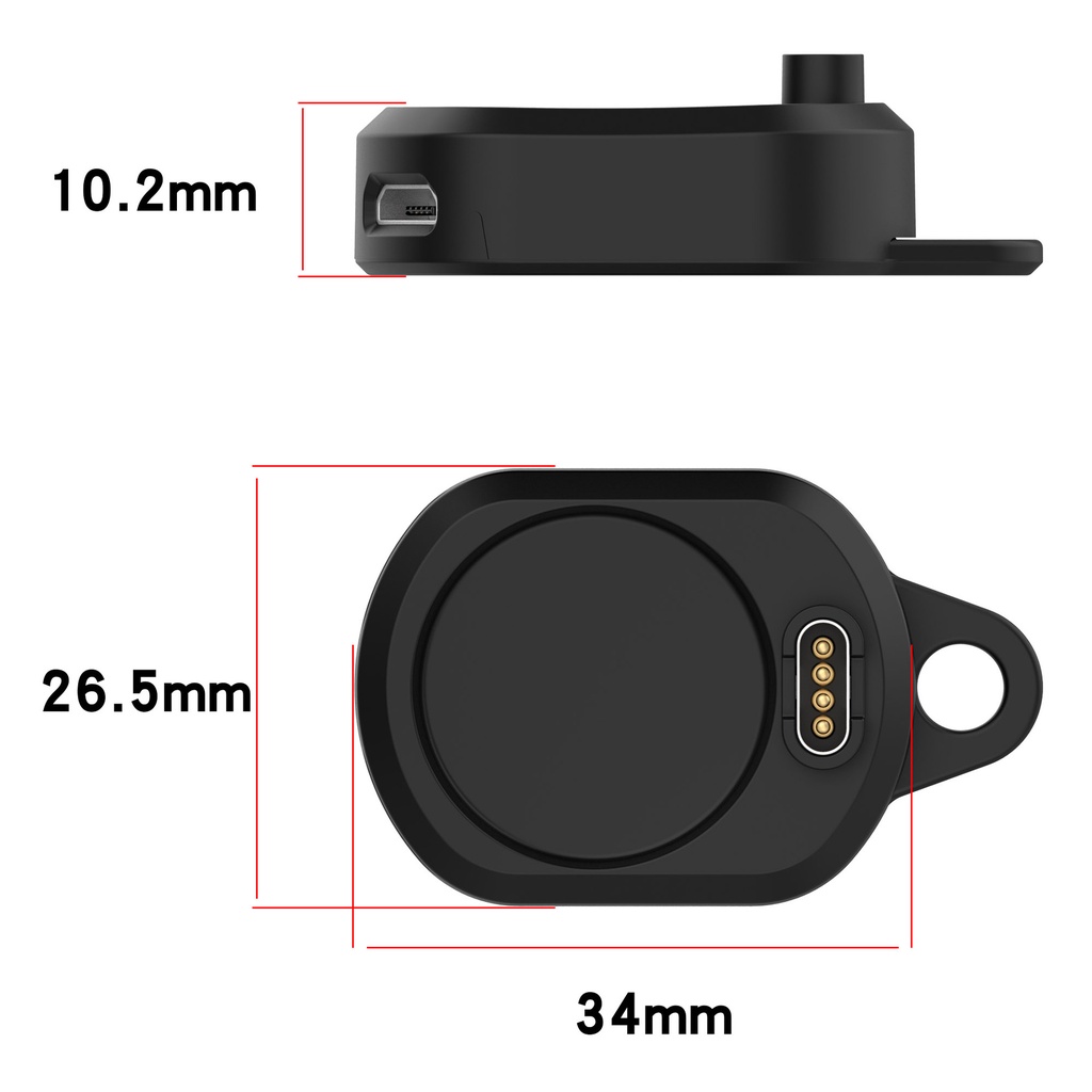 Đầu Chuyển Đổi Sạc Type C / Micro USB / IOS Sang 4pin Cho Garmin Forerunner 255 745 Venu2 S plus 2 Vivoactive 3 4 4S 245