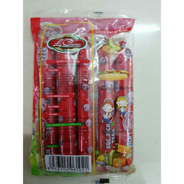 Xúc xích ăn liền PONNIE gói 105g