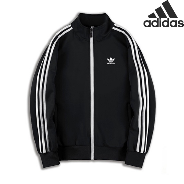 áo khoác thể thao nữ ôm body adidas 3 sọc tập gym bigsize 100kg không nón thun poly 2 lớp dày dặn logo thêu - Coca shop