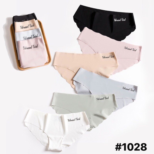 Quần lót su cao cấp viền sóng chữ siêu êm mịn 1028