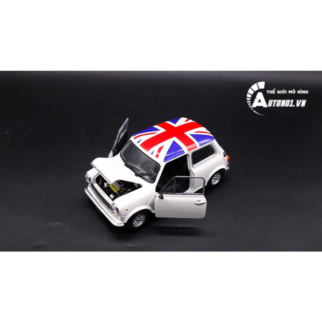 MÔ HÌNH XE MINI COOPER UK WHITE 1:24 WELLY 7821