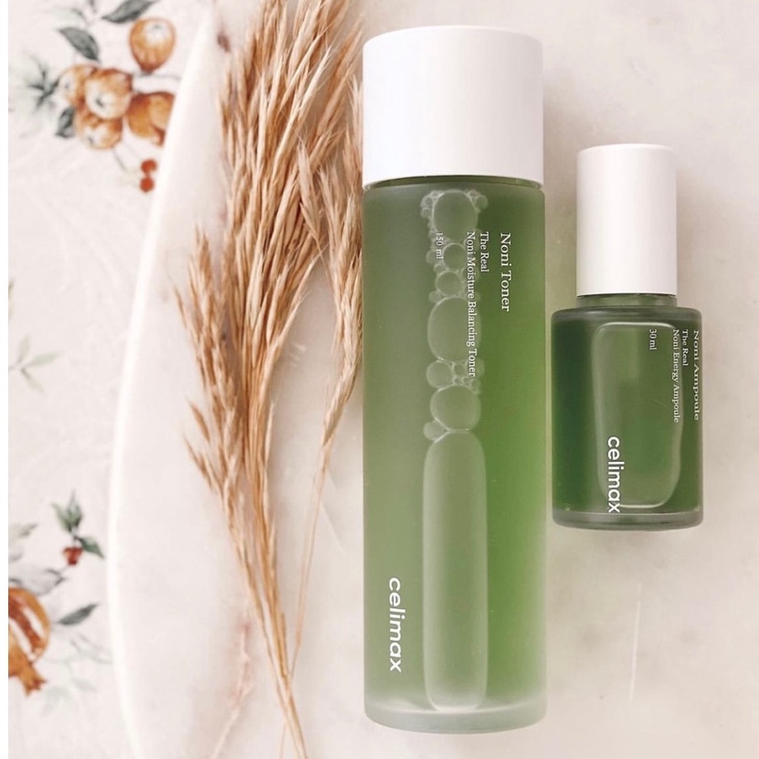 Toner Dưỡng Ẩm Cân Bằng Da Celimax The Real Noni Moisture Balancing Chiết Xuất Trái Nhàu 150ml [nun.cleanbe