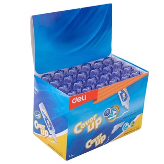 Bút xóa nước 12ml Deli loại khô nhanh màu Xanh dương - 1 cái E39292 - HOKAMI STORE