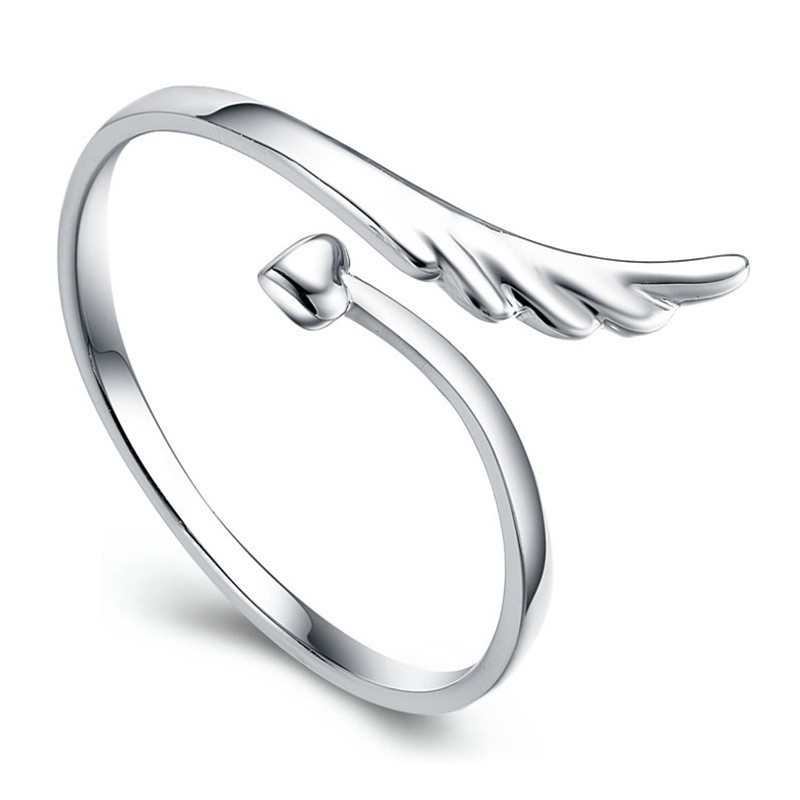Nhẫn bạc s925 hình cánh thiên thần cho nữ R1314