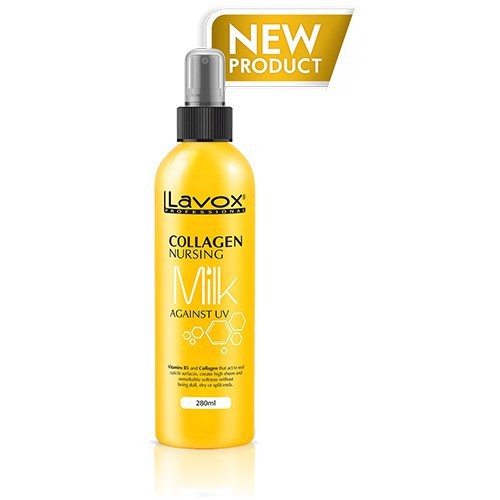 Sữa dưỡng tóc Collagen Nursing Milk against UV  Lavox 280ml