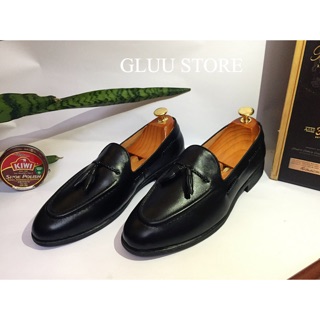 Giầy lười nam da bò thật