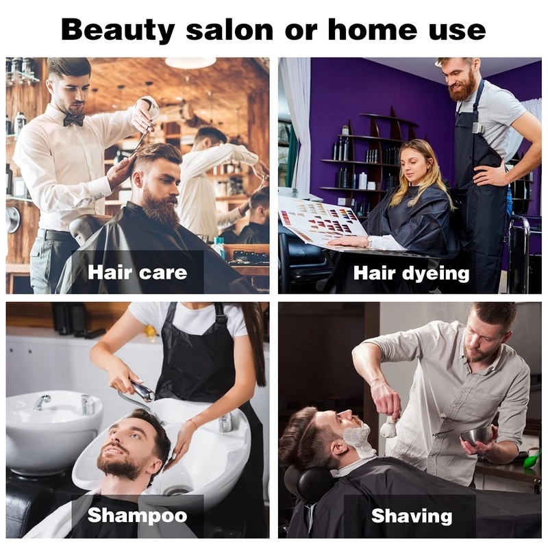 Áo Choàng Cắt Tóc Chống Thấm Nước Chuyên Dụng Cho Salon