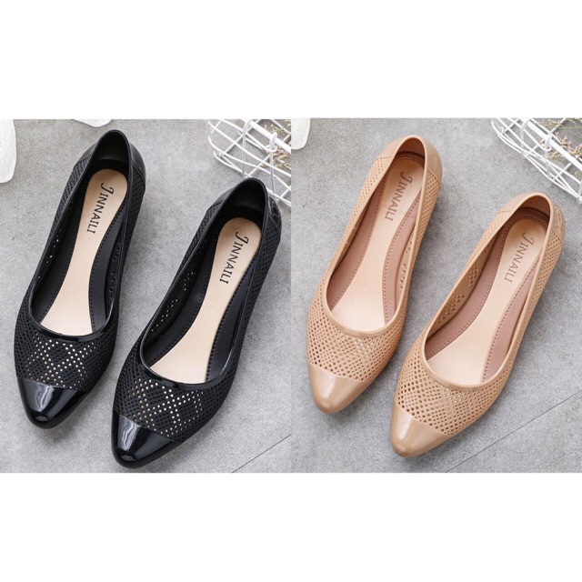 Giày búp bê nhựa siêu êm đi mưa thoải mái