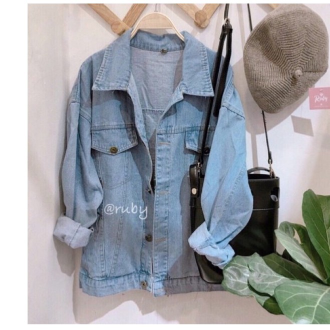 ÁO KHOÁC JEAN UNISEX FOME ĐẸP AA13