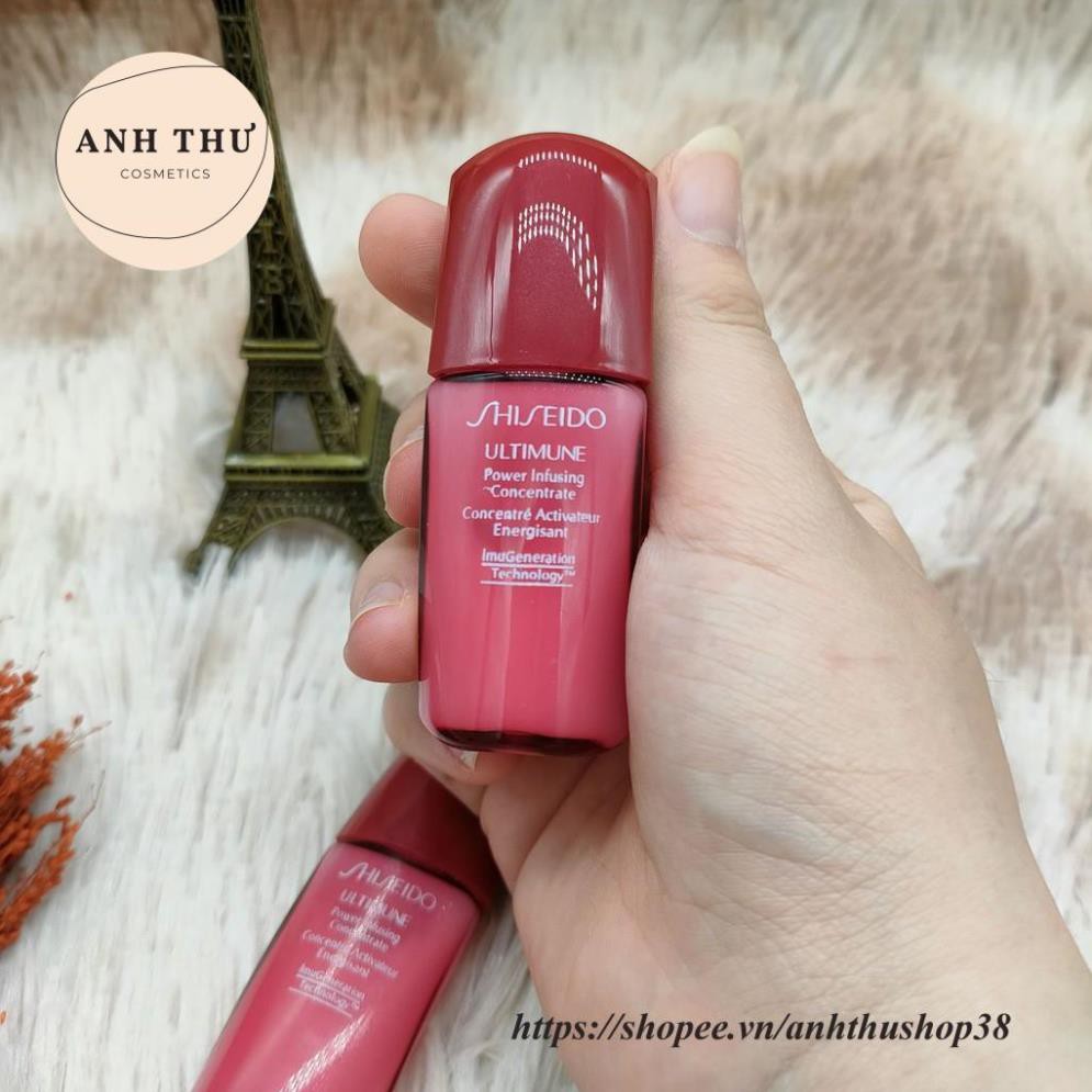 Tinh Chất Dưỡng Da Shiseido Ultimune Power Infusing Concentrate 10ml - bảo vệ làn da khỏe mạnh rạng rỡ