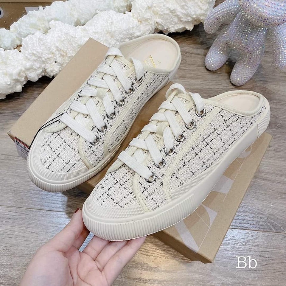 Giày sục nữ thể thao ZR vải dạ mới đế cao 3 cm tiện lợi dễ phối đồ
