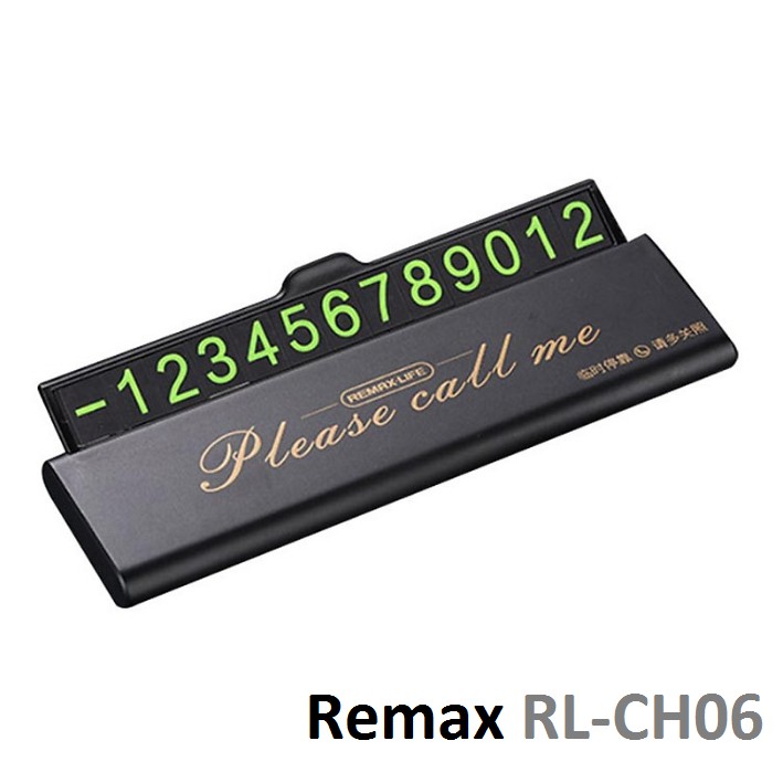 Bảng ghi số điện thoại cho xe hơi Remax RL-CH06