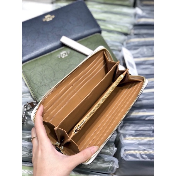 Ví Coach Long Zip full box sang chảnh