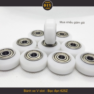 Bánh xe v slot trắng bạc đạn 625z
