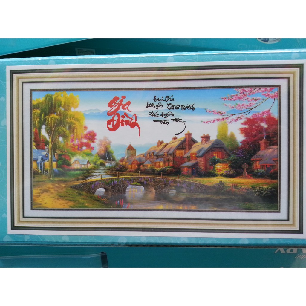 Tranh đính đá gia đình DF290