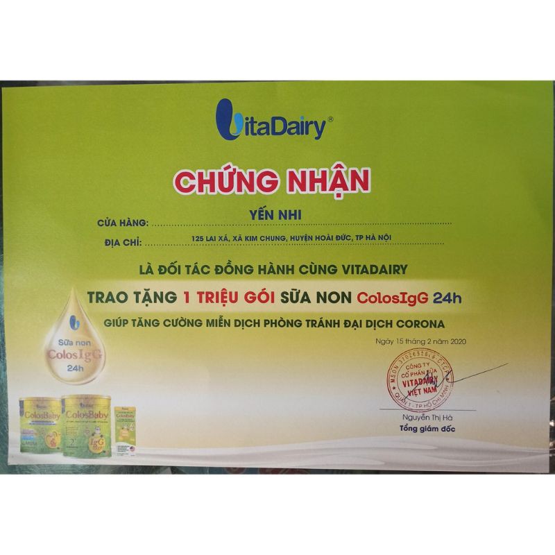 Sữa non ColosBaby Gold 1000+ IgG đủ loại 0+/1+/2+ 800g