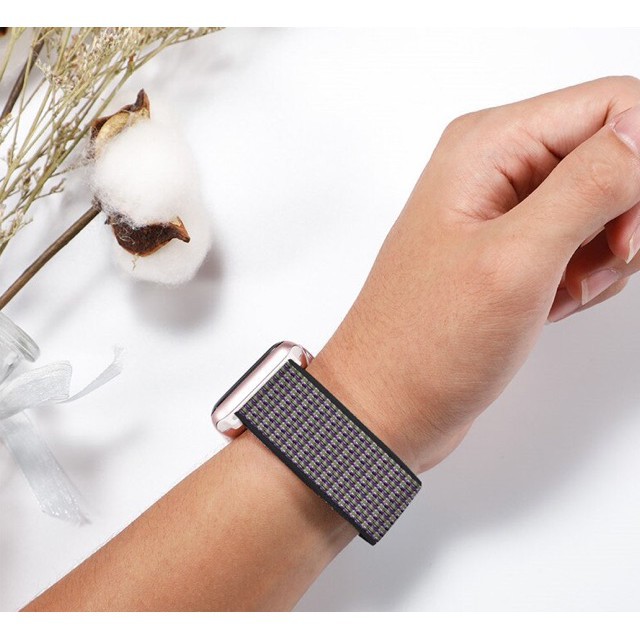 Dây đeo Apple Watch chất liệu Nylon cao cấp ôm tay, sang trọng cho Series 5/4/3/2/1-Kaze Store
