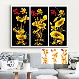 Tranh Gắn Đá Phúc Lộc Thọ KT: ( 112 x 75 cm )