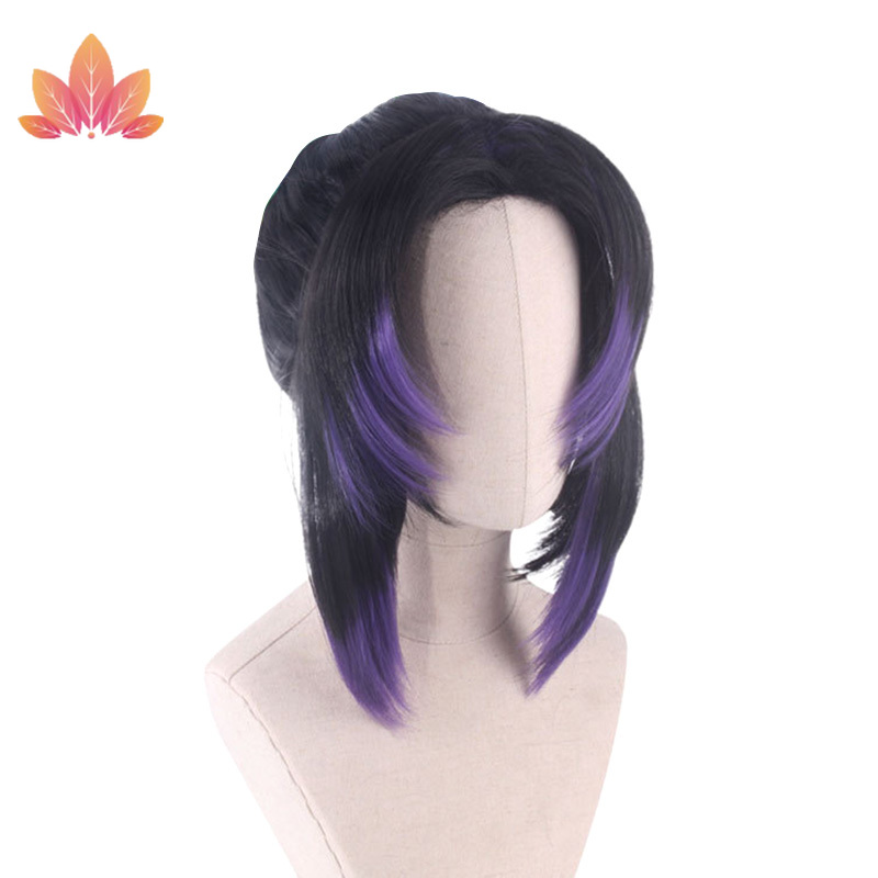 Bộ Tóc Giả Màu Tím Hóa Trang Nhân Vật Shinobu Trong Phim Hoạt Hình Blade Of Demon Kochou Shinobu Mẫu Jp5