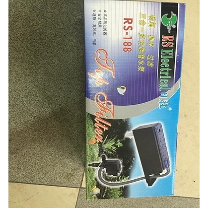 Máy bơm lọc nước hồ cá RS 188  288 dành cho bể cá nhỏ longhoacacanh0112