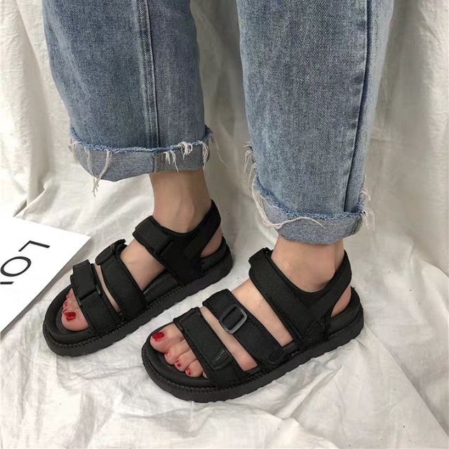 (HÀNG ODER)  SANDAL 3 QUAI CHẤT LỪ