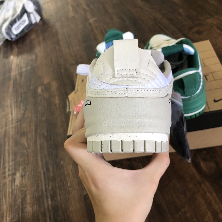 Giày Sneaker Sb Dunk Low Disrupt 2 Pale Ivory Black,Sb Dunk Low Kem Trắng Đen)