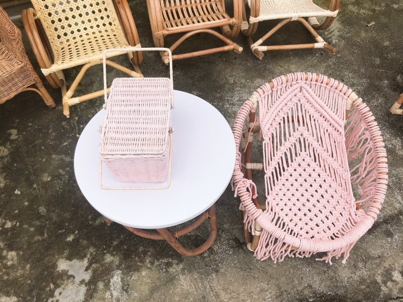 Ghế Đan Macrame Dành Cho Bé Yêu Kích Thước Rộng 45 cm Cao 40 cm Dành Cho Bé Thư Giãn Quà Tặng Sinh Nhật Dành Cho Bé Yêu | BigBuy360 - bigbuy360.vn