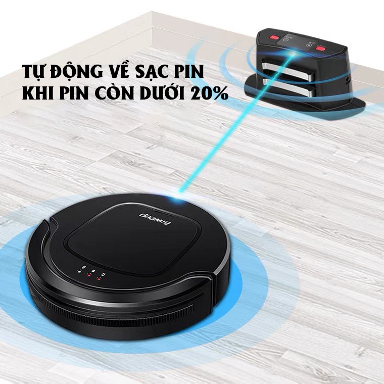 ✨BẢO HÀNH 1 NĂM✨Robot hút bụi ISWEEP - S320, ISWEEP - S550, tự động sạc pin, cảm biến chống rơi, lau, quét, hút bụi