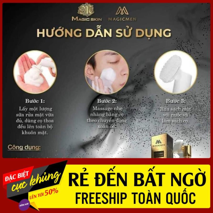 [XẢ HÀNG] Sữa rửa mặt NAM Magic Skin - Refreshing Cleansing Foam for MEN Sạch Da Kiềm Dầu | BigBuy360 - bigbuy360.vn