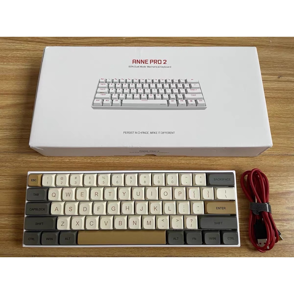 Keycap bàn phím màu chocolate siêu chất Dry Martini XDA cao độ PBT 125 phím