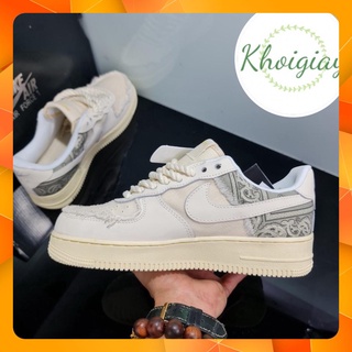 Giày air force 1 dây thừng thổ cẩm,  sneaker Af1 dây thừng bản SC Trung bản xịn 2022