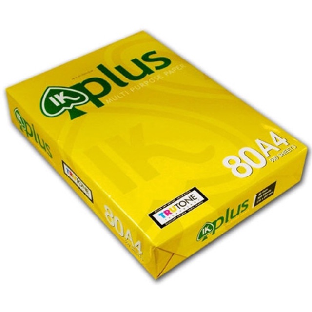 (FREESHIP) Giấy A4 IK PLUS 80gsm (đủ 500 tờ)