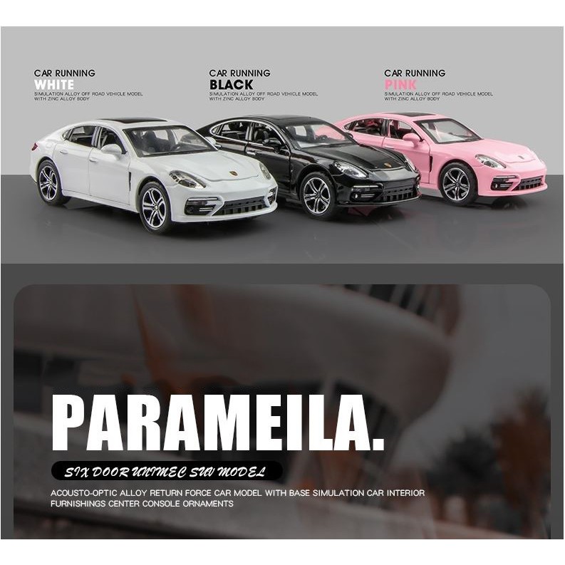 Mô hình siêu xe kim loại Porsche Panamera tỷ lệ 1:32