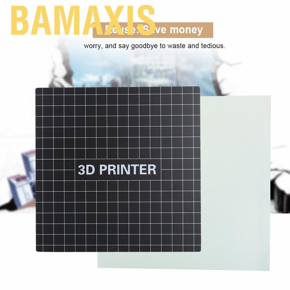 Đế Nhiệt Bamaxis 220mm / 235mm + Sticker Dán Cho Máy In 3d