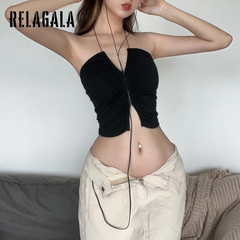 Áo Tank Top Hai Dây Màu Sắc Thời Trang Quyến Rũ Cho Nữ