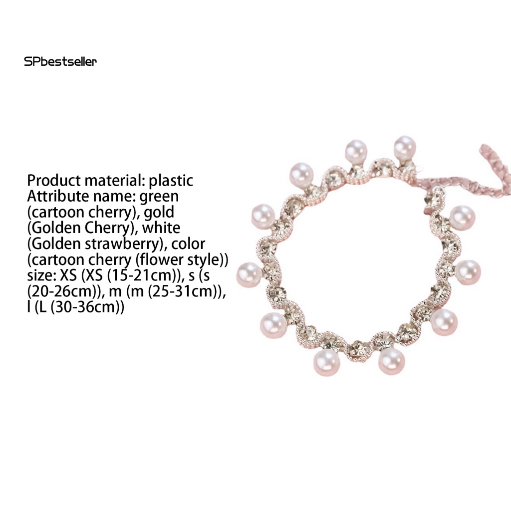 Vòng Cổ Thú Cưng Kiểu Công Chúa Không Phai Màu Làm Quà Tặng Sinh Nhật