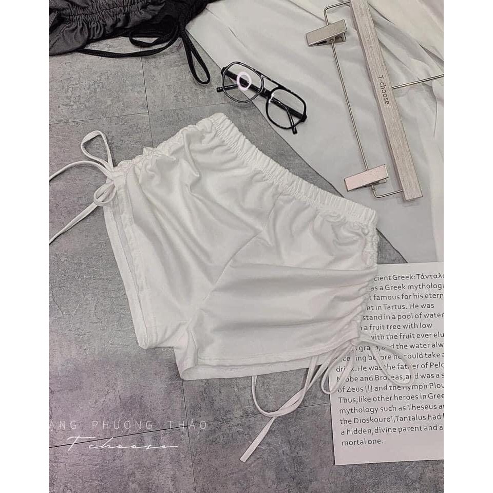 Quần đùi ngủ, Quần short mặc nhà dây rút Coca Unisexstore co dãn 4 chiều freesize | BigBuy360 - bigbuy360.vn