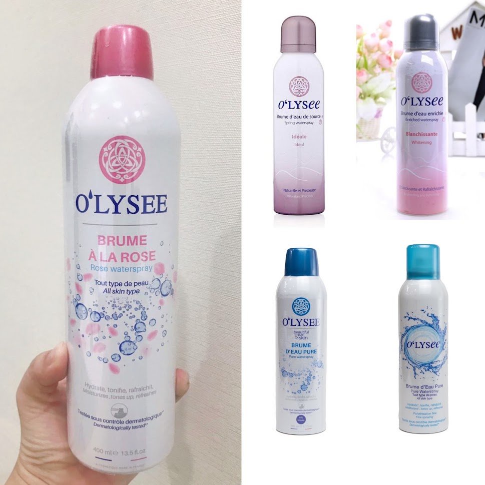 Xịt Khoáng O'LySee Olysee Natural Mineral Water Spray 400ml