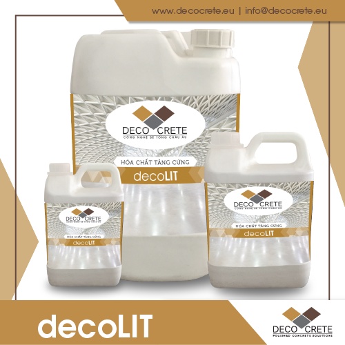 decoLIT - Hoá chất Tăng Cứng Liquid Hardener sàn bê tông công nghệ lithium silicate DECO CRETE