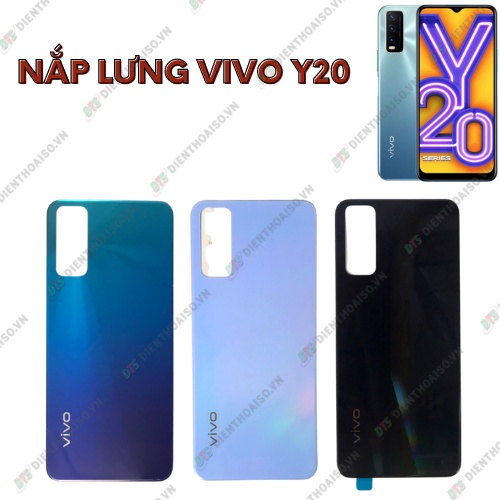 Nắp lưng vivo y20 xanh ,trắng, đen