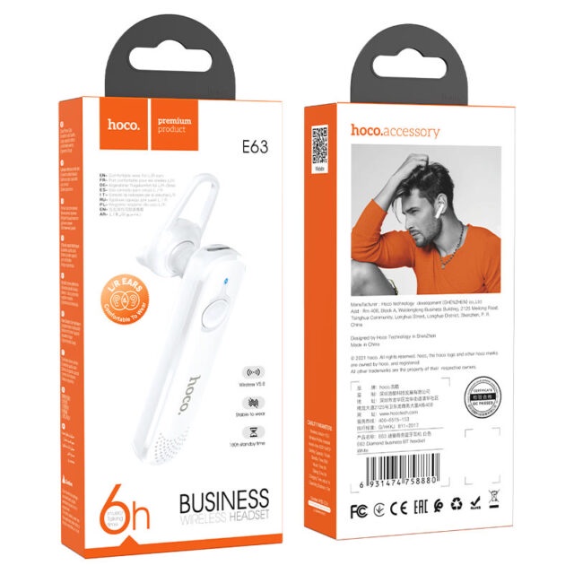 Tai nghe nhét tai Hoco E63 bluetooth 5.0 âm thanh sống động không dây phong cách doanh nhân