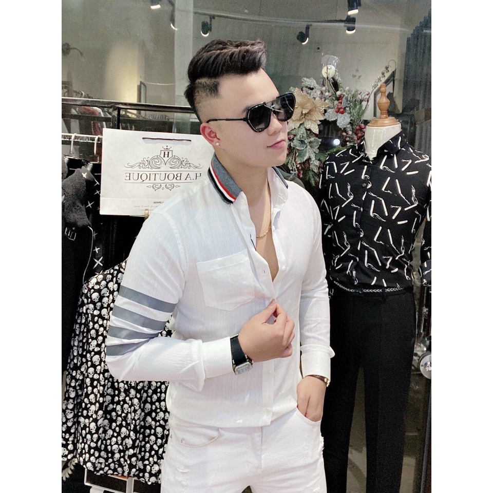 ÁO SƠ MI NAM THÊU HÌNH NY SIÊU ĐẲNG CẤP XU GƯỚNG MỚI  shop trangmon68 | BigBuy360 - bigbuy360.vn