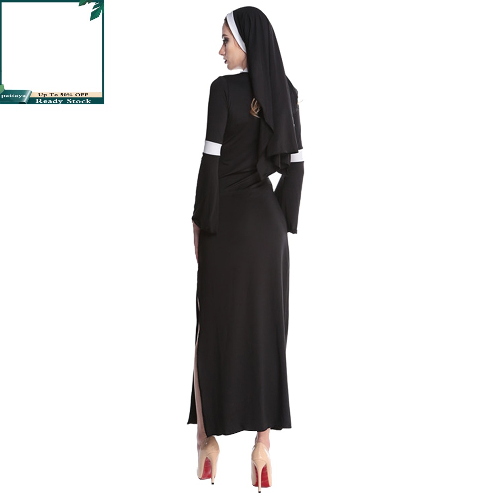 Đầm tay dài xẻ tà hóa trang Halloween gợi cảm cho nữ | BigBuy360 - bigbuy360.vn