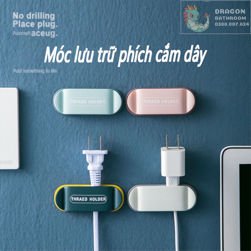 【Hàng Đẹp】Kẹp Thu Gọn Dây Đa Năng Chất Liệu Nhựa ABS Siêu Bền Bỉ, Siêu Tiện Lợi Cho Gia Đình-LO-203