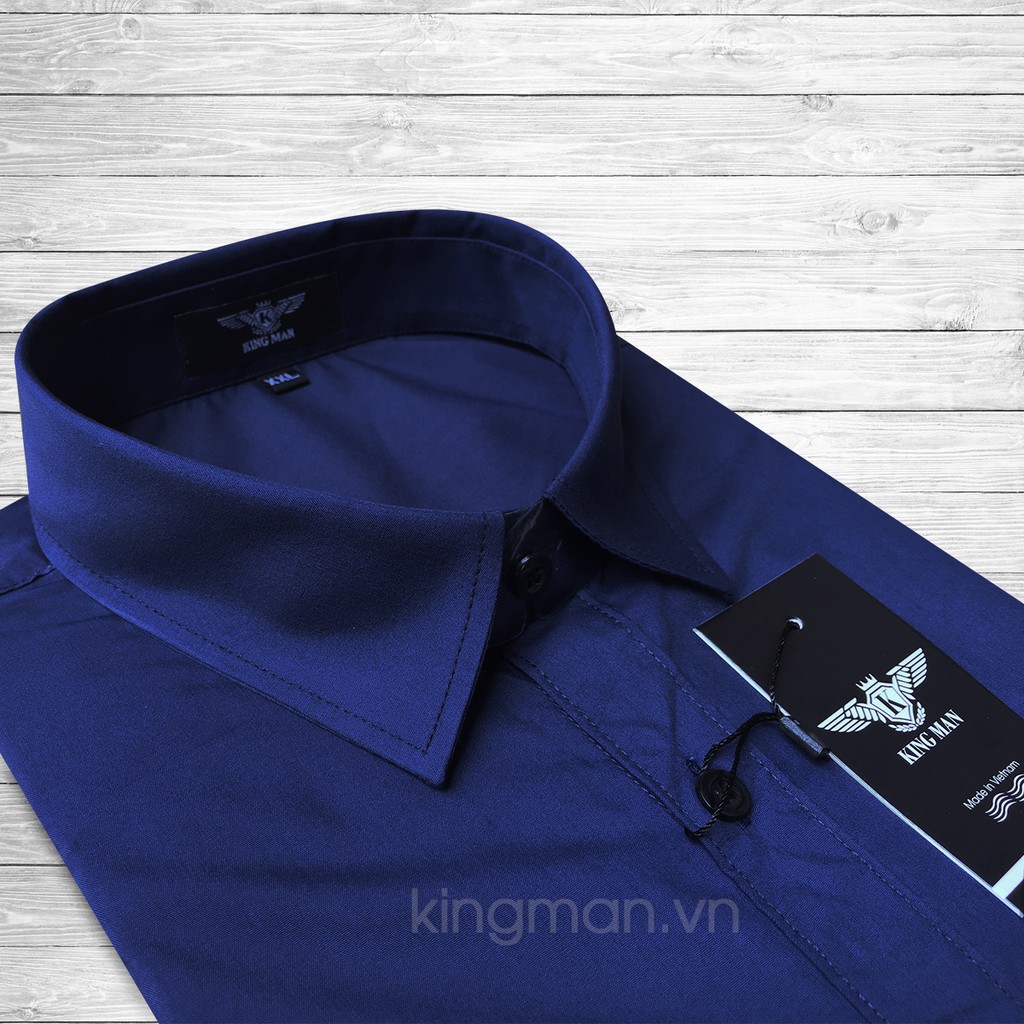 Áo sơ mi xanh đậm cực chất | BigBuy360 - bigbuy360.vn