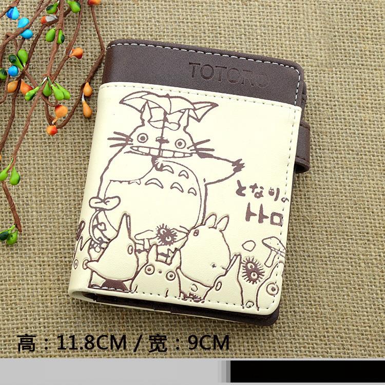 Ví da gập in hình Totoro dễ thương cho nam và nữ