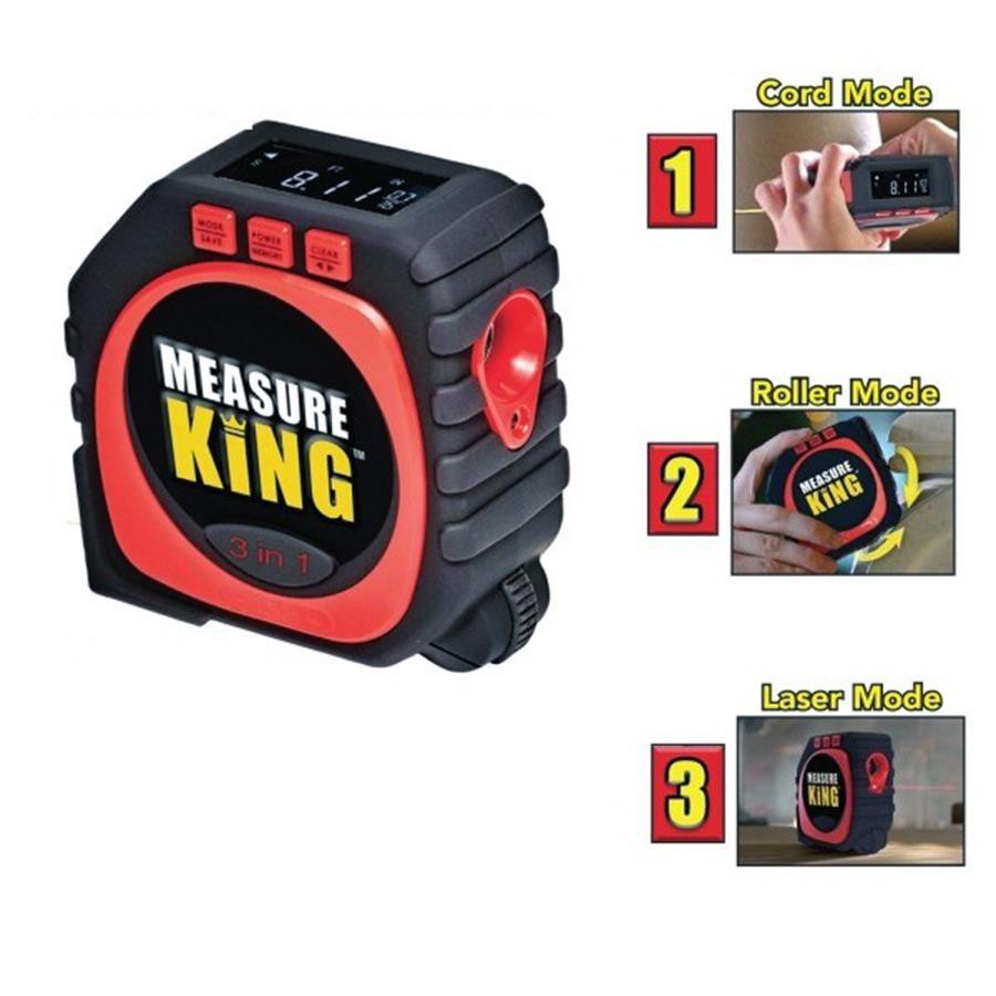 Thước  Laser Đo Đa Năng Kĩ Thuật Số MEASURE KING 3 in 1 sử dụng chuyên nghiệp