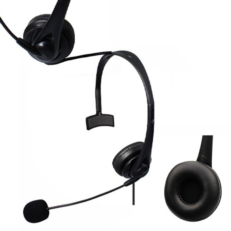 VIVI USB noise canceling microphone wired headset call center office PC headset