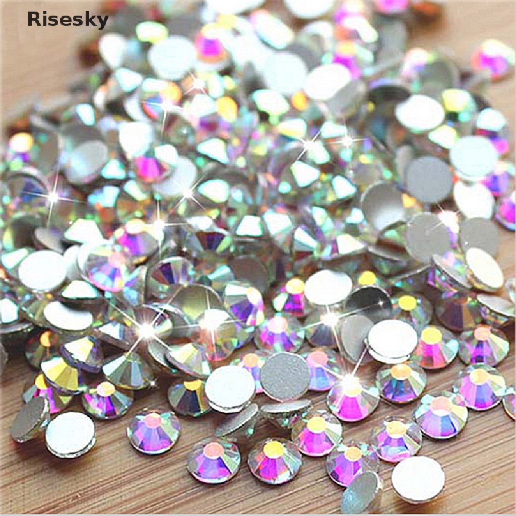 Set 1440 Hạt Cườm 3D Lấp Lánh Dùng Trang Trí Móng Nghệ Thuật DIY Mới