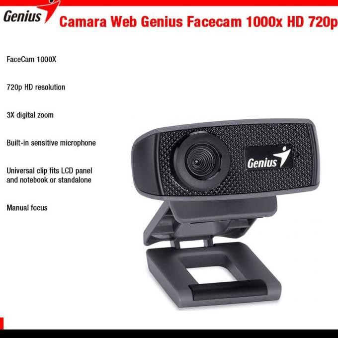Webcam Genius Facecam 1000x Kèm Mic Cho Pc & Laptop | BigBuy360 - bigbuy360.vn